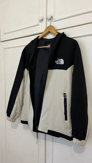 Chubasquero The North Face Nuevo Negro y Beige