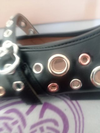 Ballerine Nere con Dettagli Oro Tg 36