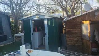 Parcela con Caravana fija camping a reparar