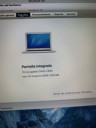 MacBook Air i5 13 OS X El Capitan