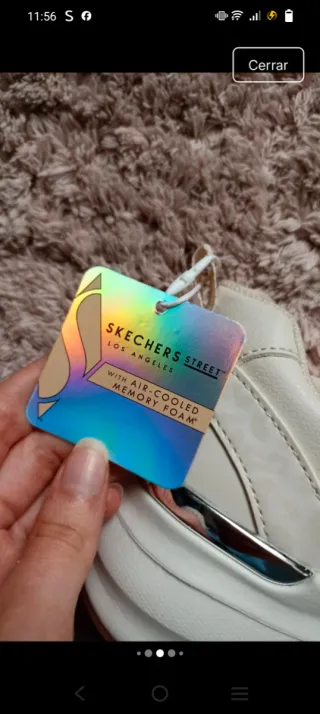 Zapatillas Skechers Mujer Beige