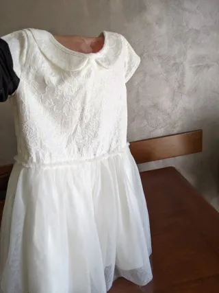 Abito cerimonia bambina bianco