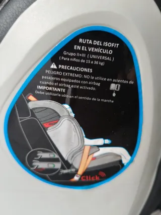 Sillita coche con Isofix