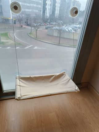 Hamaca para gatos ventana