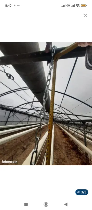 Canali per serra con supporto 2500 ml