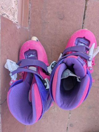 Patines Oxelo Talla 26-28 Rosa/Morado
