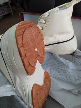 Bosanova Zapatillas Beige Plataforma Talla 36