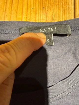T-shirt Gucci Uomo Floreale Monogram Blu