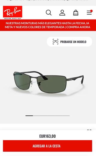 Gafas de sol Ray-Ban nuevas