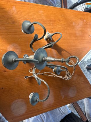Lámpara de techo de bronce