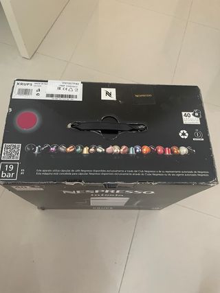 Cafetera Nespresso Krups Fucsia- con caja original