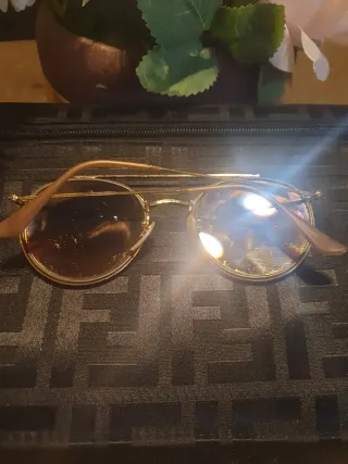 Gafas Ray-Ban Marrón y Dorado