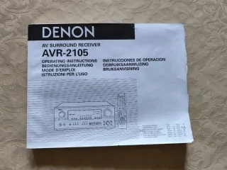 Denon AVR-2105 Sintoamplificatore 7.1