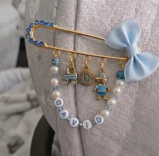 Broche personalizado bebé niño