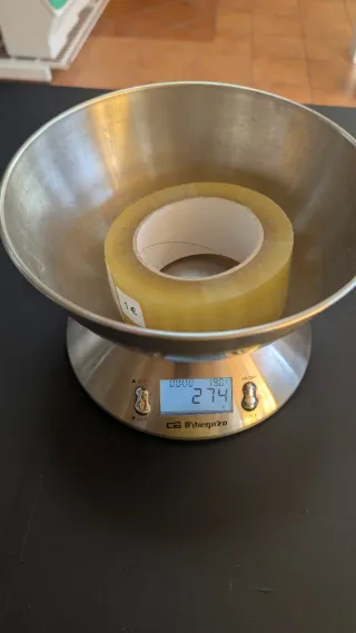 Cinta de embalar transparente 1€