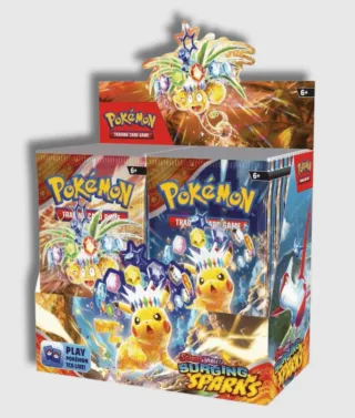 Caja 36 Sobres Pokémon Chispas Fulgurantes Español