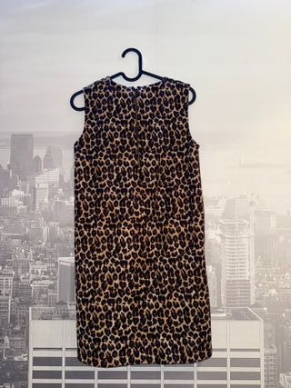Vestido Zara Mini Leopardo Talla S