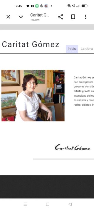 Cuadro de Caritat Gómez LA CERDANYA