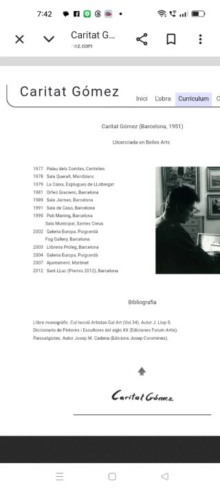 Cuadro de Caritat Gómez LA CERDANYA