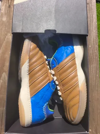 Zapatillas Adidas samba Marrones y Azules