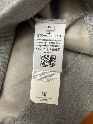 Sudadera Stone Island Gris