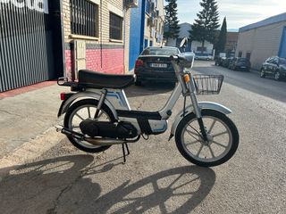 Vespino Moped Azul/Plateado
