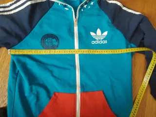 Felpa Adidas vintage con cappuccio e zip