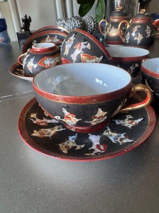 Servicio de té porcelana china año 1920/45