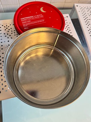 Scatola rotonda vintage IKEA VINTERSAGA