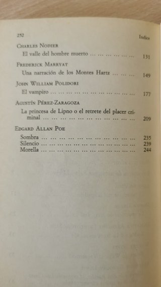 Antología de cuentos de terror