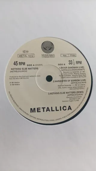 2 DISCOS VINILOS 12" METALLICA