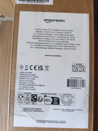 Aspiradora Amazon Basics 25.2V