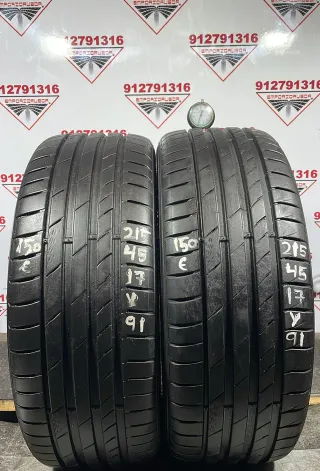 215 45 17 Y KUMHO RUEDA AL 90% VIDA UTIL