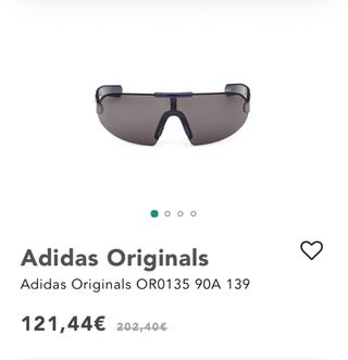 Gafas de sol unisex Adidas negras