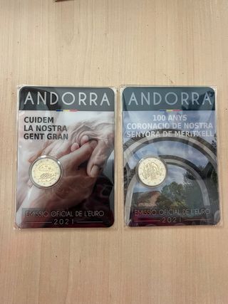 2 Monedas 2€ Andorra 2021 Coincard