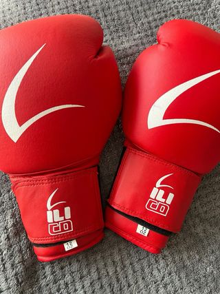 Guantes de Boxeo Rojos 12OZ