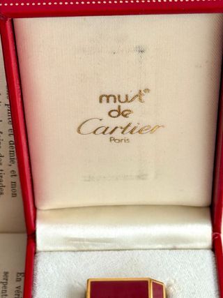 Mechero de lujo Cartier “Must de Cartier”Laca 1970
