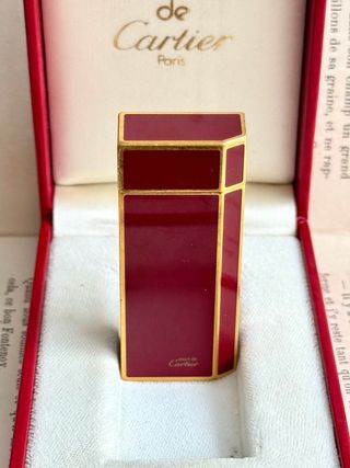 Mechero de lujo Cartier “Must de Cartier”Laca 1970