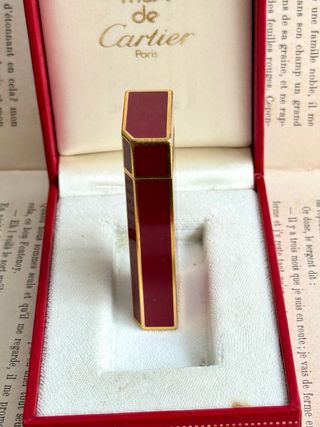 Mechero de lujo Cartier “Must de Cartier”Laca 1970
