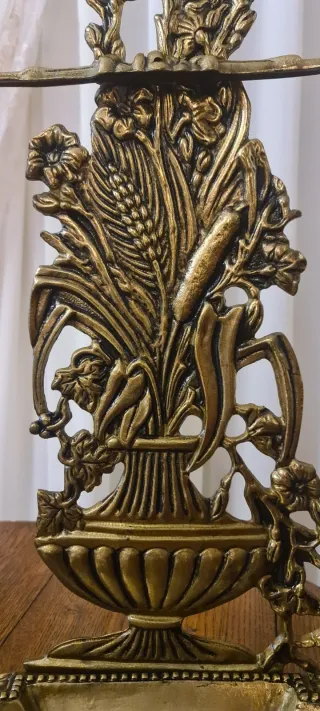 Portaombrelli bronzo vaso mediceo spighe di grano