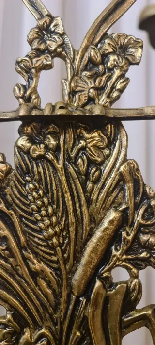 Portaombrelli bronzo vaso mediceo spighe di grano