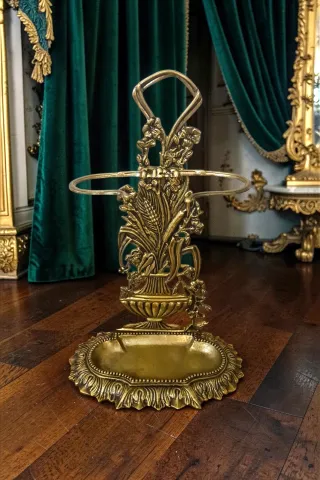 Portaombrelli bronzo vaso mediceo spighe di grano