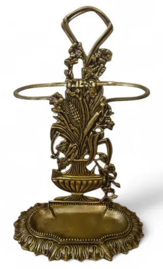 Portaombrelli bronzo vaso mediceo spighe di grano