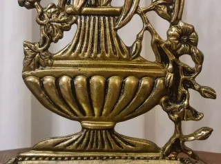 Portaombrelli bronzo vaso mediceo spighe di grano