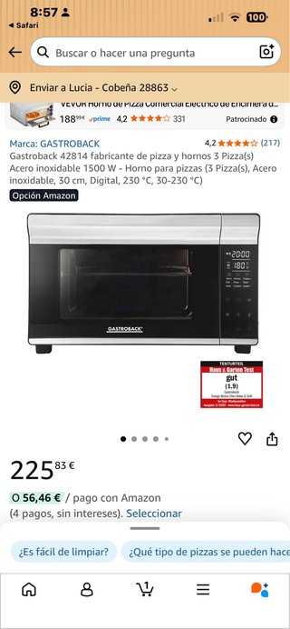 Horno Gastroback