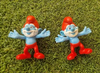 Figuras Papa Pitufo (2 unidades)