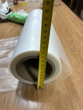 Entretela plástica para manualidades