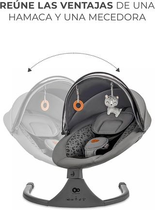 Hamaca eléctrica Kinderkraft LUMI 2 bebé