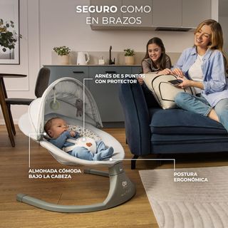 Hamaca eléctrica Kinderkraft LUMI 2 bebé