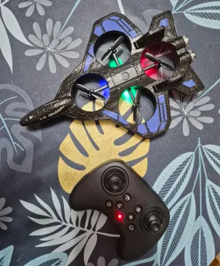 Dron Juguete Negro y Azul